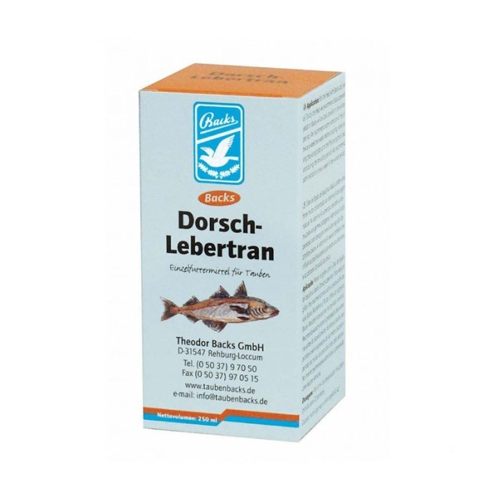Dorsch Lebertran / Aceite Higado de Bacalao - 250 ml.