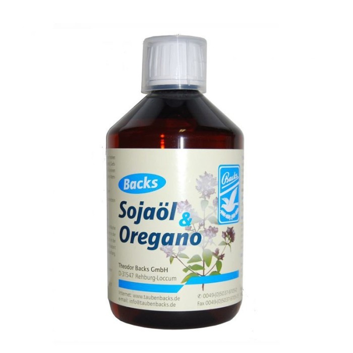 Sojaöl & Oregano / Aceite de Soja y Oregano- 500 ml.