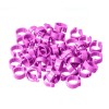 50 Anillas numeradas Ø5x8mm - Color Violeta